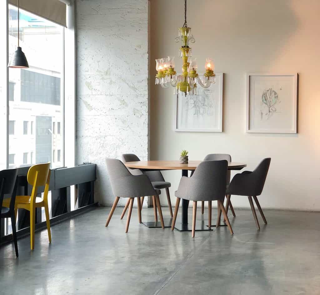 Esszimmer Design inneneinrichtung Stühle Küchenhalle