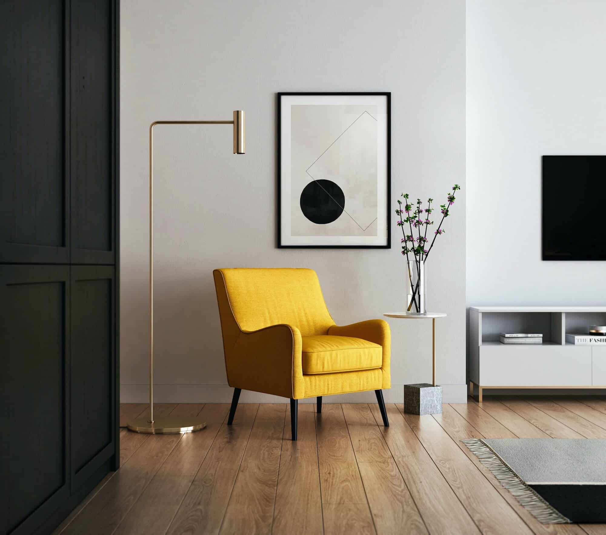Wohnzimmer Interior Inneneinrichtung Küchenhalle