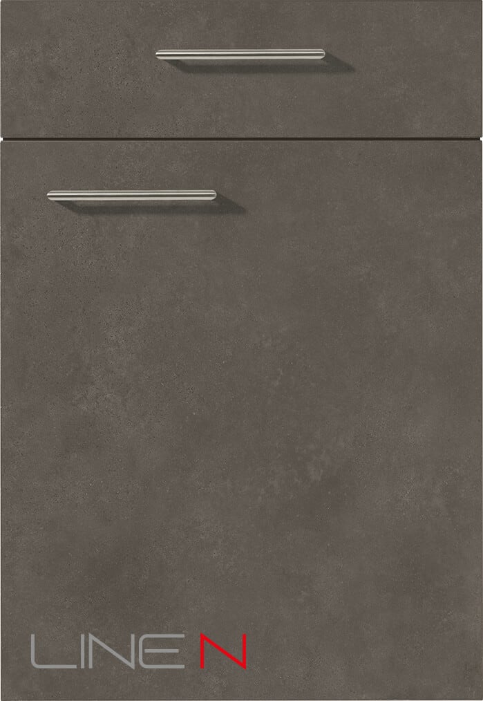 Nobilia Acrylfront Beton Terragrau Nachbildung 839