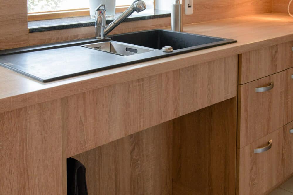 Küchenspüle Rollstuhlgerecht barrierefreie G-Küche