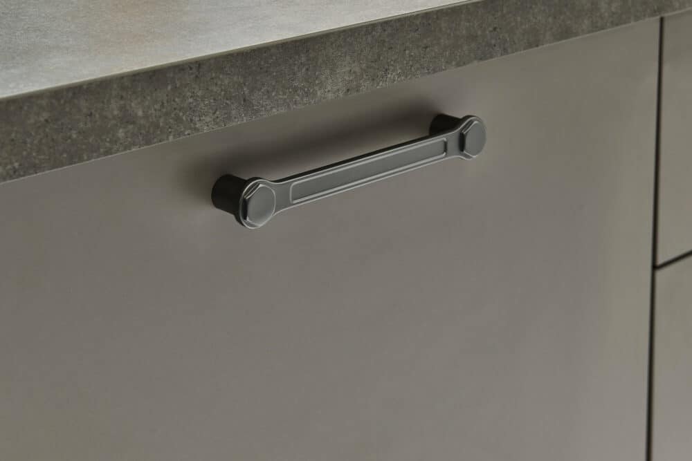 Metall Griff Anthrazit Nobilia Laser Küche