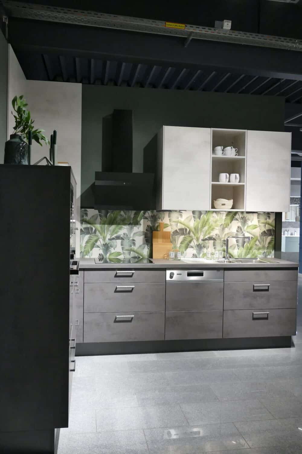 Nobilia Beton moderne L-Küche