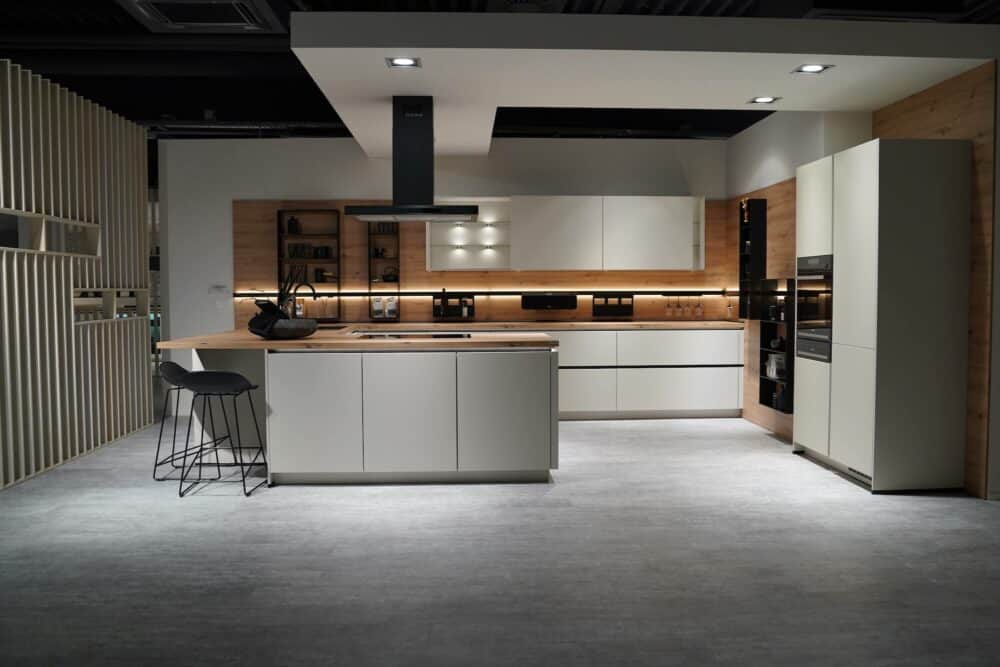 Nobilia Design G-Küche Lack Sand matt