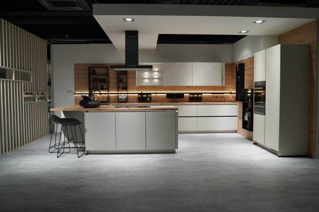 Nobilia Design G-Küche Lack Sand matt
