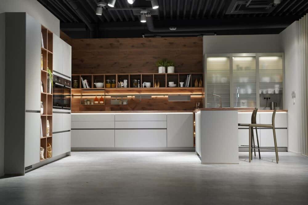 Nobilia Design Küche Lack hochglanz Vikings Oak