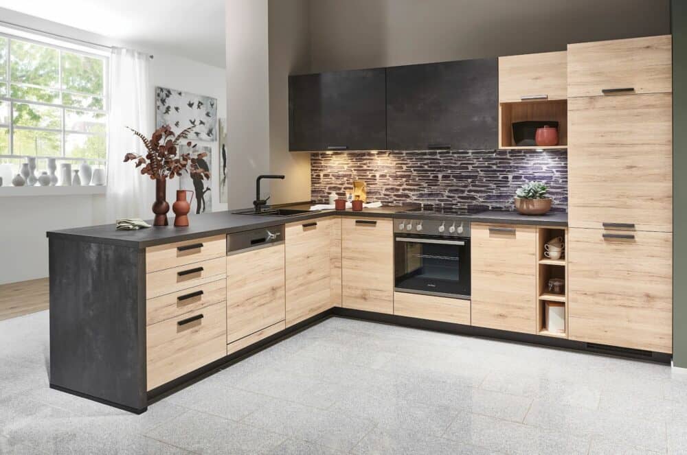 Nobilia Riva moderne L-Küche