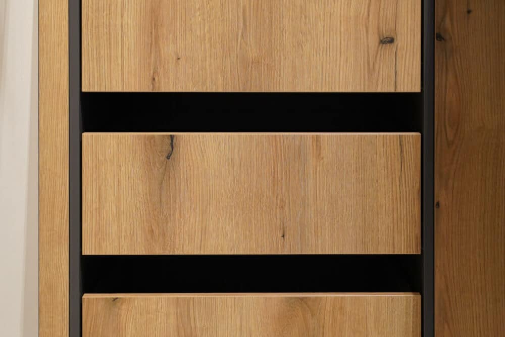 Ballerina L-Küche Auszüge Classik Oak Fronten