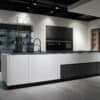 Nobilia Design Küche weiß Glas grifflos