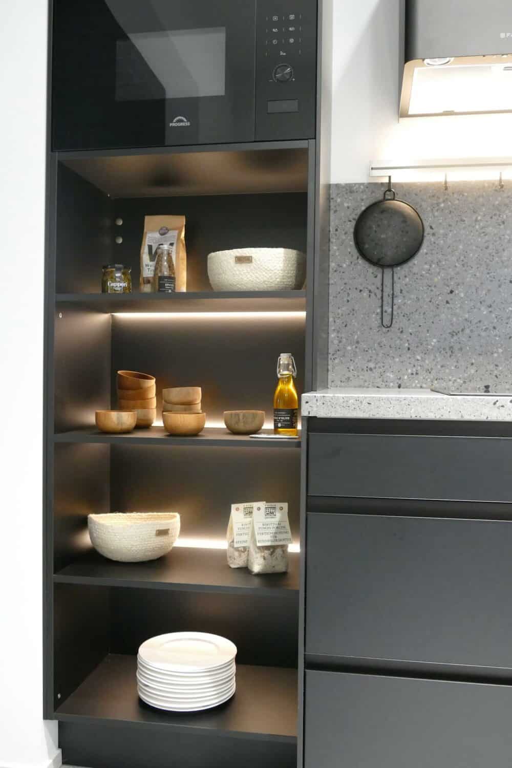 Offener Wandschrank Nobilia Design L-Küche
