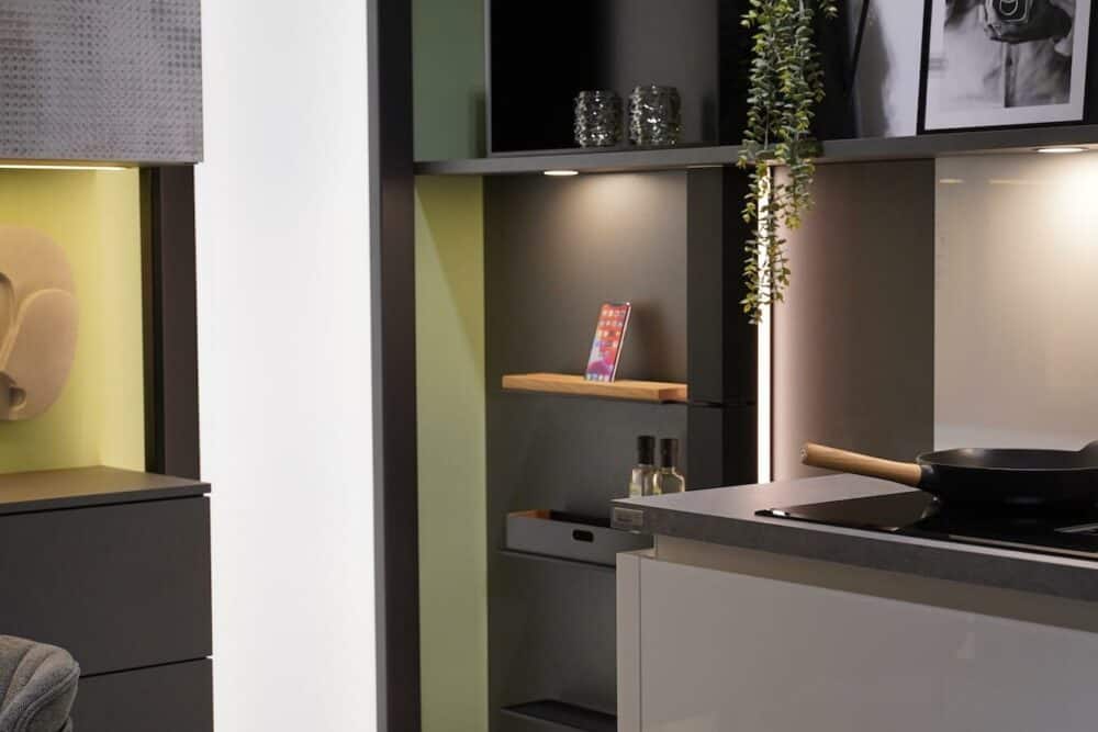 Regalsystem Ballerina Design L-Küche