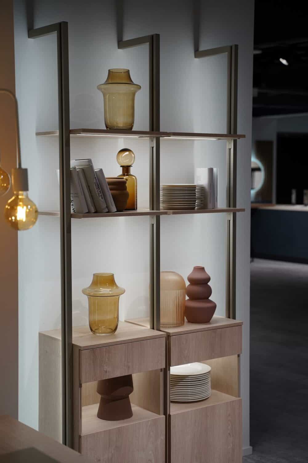 Wandschrank mit Eiche Fronten