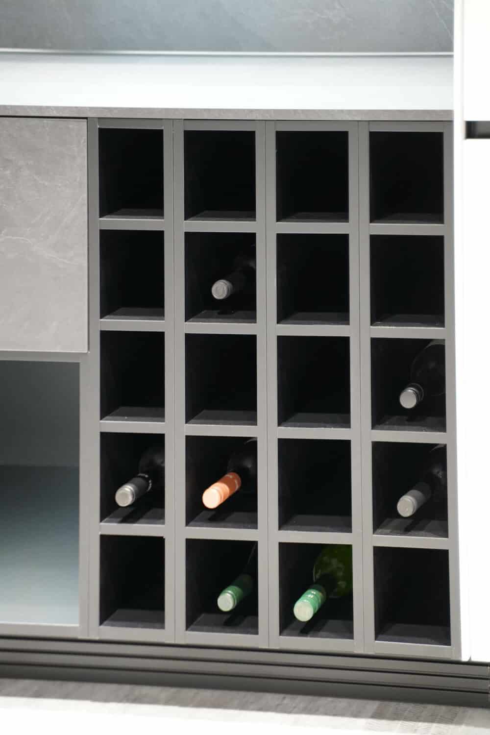 Weinschrank Weinregal Nobilia StoneArt Designküche