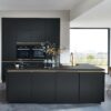 Nobilia Design Inselküche schwarz