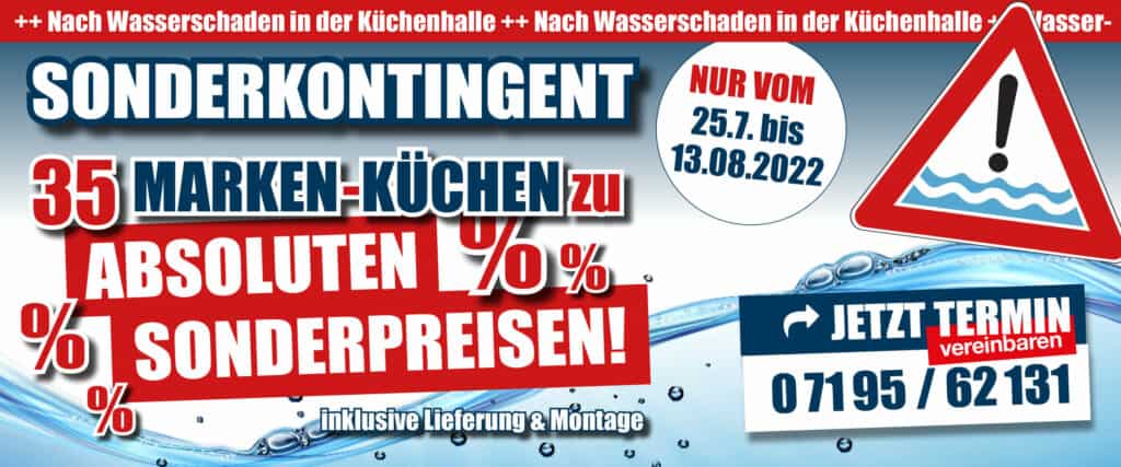 35 Markenküchen zu absoluten Sonderpreisen