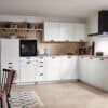 Nobilia moderne L-Küche im Landhausstil Nordic
