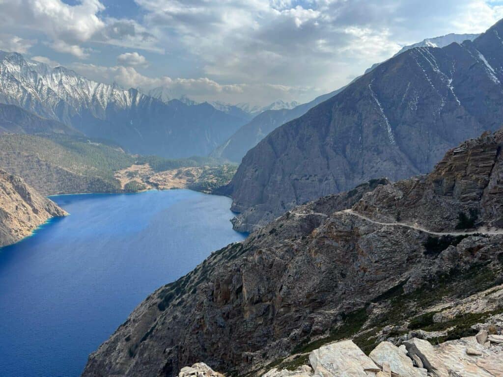 Berge See Natur Küchenhalle