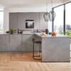 Nobilia Design Inselküche Easytouch mit Tisch
