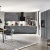 Nobilia Design Küche StoneArt Grauschiefer