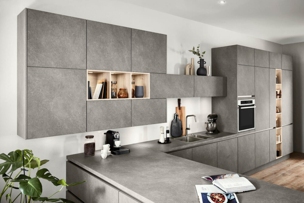 Nobilia Design Inselküche StoneArt | Küchenhalle Winnenden