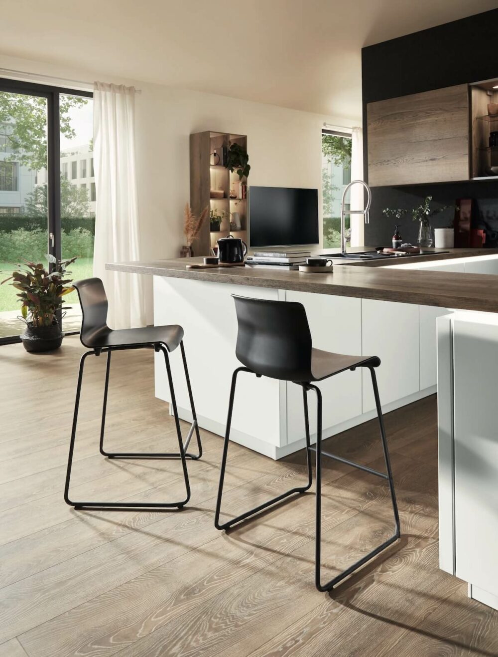 Nobilia Design U-Küche Fashion Weiß – Bild 5