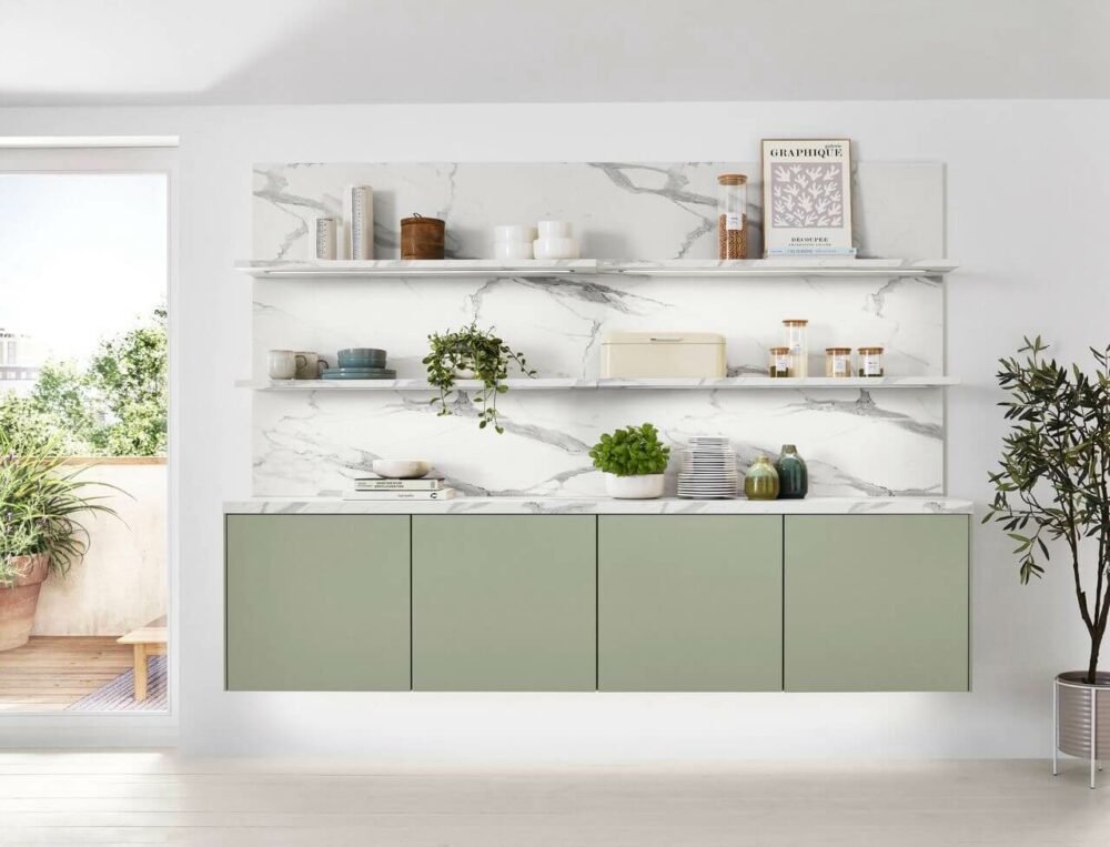 Nobilia Design Inselküche Avocado – Bild 3